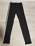 Демісезонні лосини для дівчинки підлітка 10-18 років чорні, фото 3