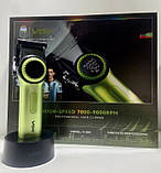 Професійна машинка для стрижки VGR V-001 з LED-дисплеєм і 10 насадками, Зелений, фото 7