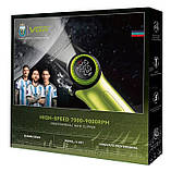 Професійна машинка для стрижки VGR V-001 з LED-дисплеєм і 10 насадками, Зелений, фото 8