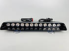 Махівець проблисковий (стробоскоп) 12 V (12 led діодів) синій + червоний (під скло) кабель у прикурювач, фото 8