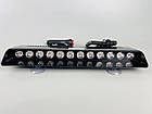 Махівець проблисковий (стробоскоп) 12 V (12 led діодів) синій + червоний (під скло) кабель у прикурювач, фото 4
