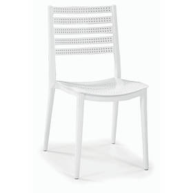 Пластиковий стілець Зара білий