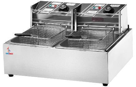 Фритюрниця електрична подвійна AIRHOT EEF8+8