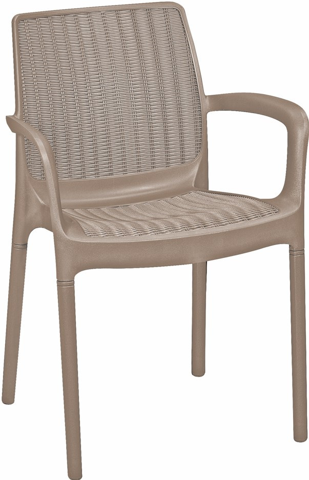 Стілець садовий пластиковий Keter Bali, бежевий