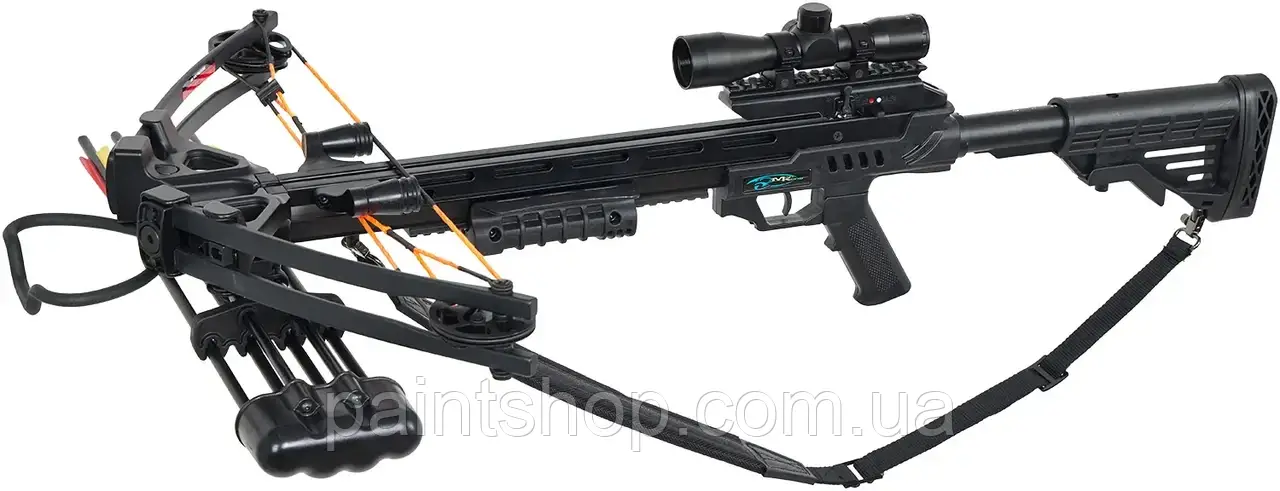 Арбалет блочний Man Kung XB52 Stalker KIT Black (Чорний), фото 1