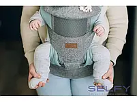 Сумка-кенгуру FreeON SIDE BY SIDE 2в1 сіра, фото 3