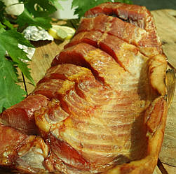 Балик товстолоба холодного копчення (нарізаємо шматки вакум +- 0,5-0,7кг), ціна за 1кг