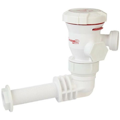 Помпа аераторна Attwood Tsunami Мк2 Т500 кутова 90°, 12 В, 500 гал/год, Osculati.