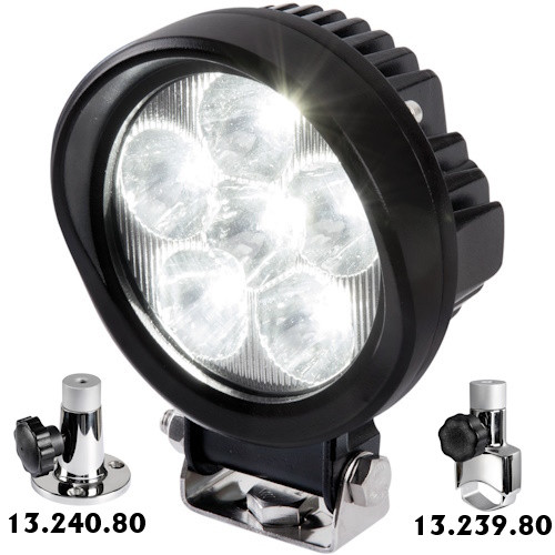 Прожектор LED HD 3×6 Вт, кріплення на навігаційній дузі, ручне керування, 10-30 В, Osculati.