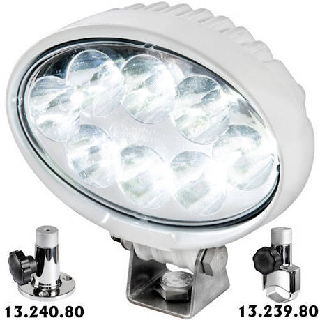 Прожектор LED HD 8×5 Вт, кріплення на навігаційній дузі, ручне керування, 10-30 В, Osculati., фото 1