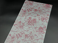 Плівка для квітів з принтом Червоні квіти. 58х58 см