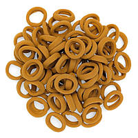 Резинка для волосся 3,5 см, ГІРЧИЧНА, 75 шт