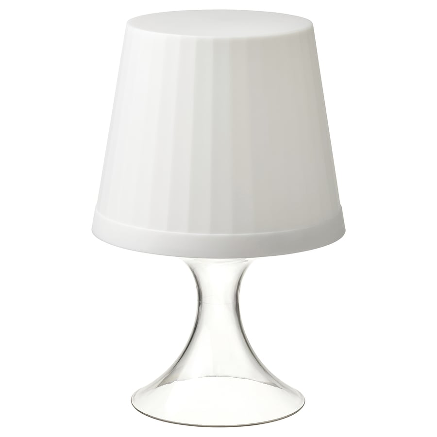 Настільна лампа IKEA LAMPAN Біло-сіра 004.840.74, фото 1