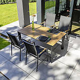 Крісло з регульованою спинкою Diamond, антрацитове, KETTLER, фото 2