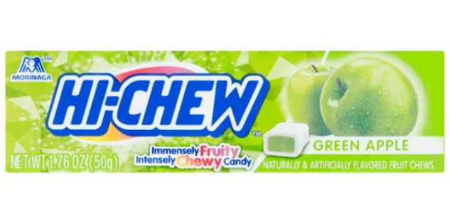 Жуйка з зеленим яблуком HI-CHEW 50 г, фото 1