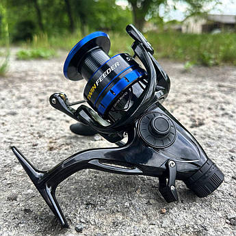 Фідерна котушка Flagman Patriot Twin Feeder 5500 з бейтранером, 5+1 підшипник, шпулі 0.3/270м та 0.3/400м, тяговий фрикціон