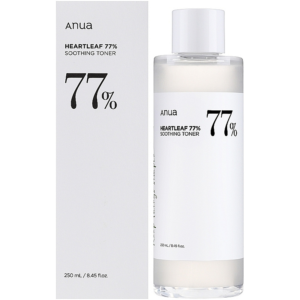 Заспокійливий тонер із екстрактом хауттюйнії Anua Heartleaf 77% Soothing Toner 250 мл, фото 1