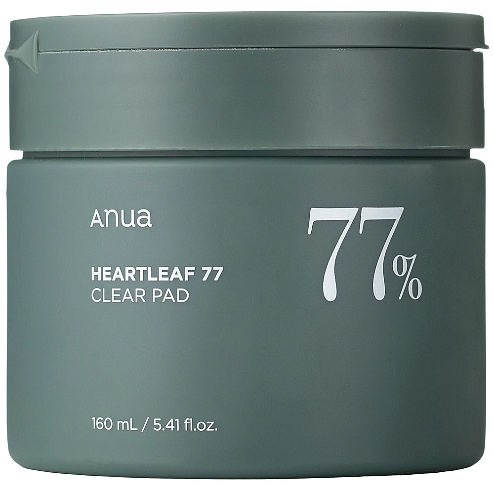 Заспокійливі педи з екстрактом гуттуїнії Anua Heartleaf 77% Clear Pad 70 шт, фото 1