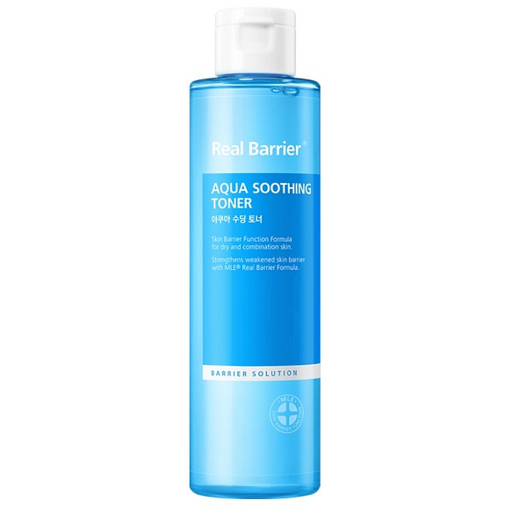 Заспокійливий тонер REAL BARRIER Aqua Soothing Toner 2024 200 мл, фото 1