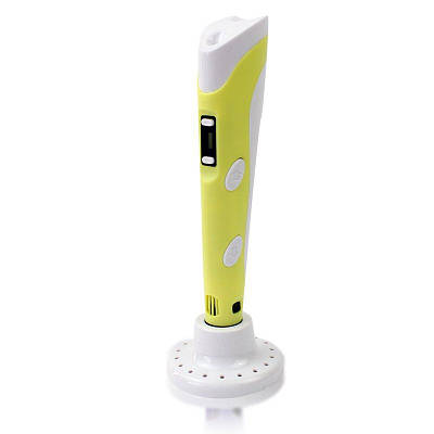 3Д-ручка 3D Pen 2 RP100B з Lcd дисплеєм блакитний 130101 Жовтий