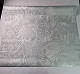 Шпалери вінілові 1,06 × 10 м Marburg Botanica 1033001, сріблясті з природним візерунком для вітальні, спальні, фото 5