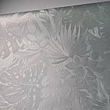 Шпалери вінілові 1,06 × 10 м Marburg Botanica 1033001, сріблясті з природним візерунком для вітальні, спальні, фото 3