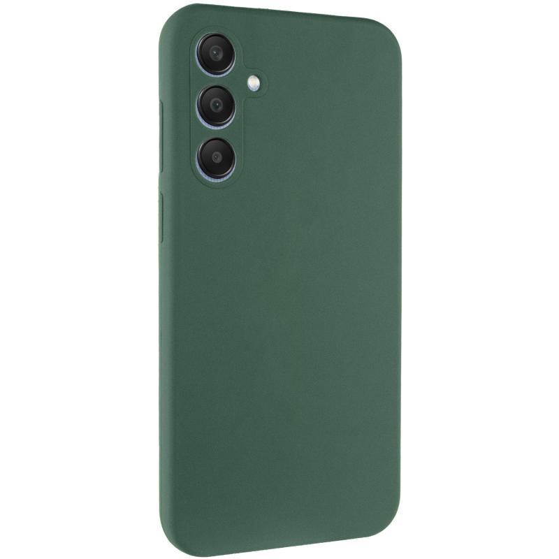 Чохол Silicone Cover Lakshmi Full Camera (AAA) для Samsung Galaxy S25 Edge | Мікрофібра Зелений / Cyprus Green, фото 1