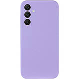 Чохол Silicone Cover Lakshmi Full Camera (AAA) для Samsung Galaxy S25 Edge | Мікрофібра Бузковий / Dasheen, фото 2