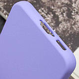 Чохол Silicone Cover Lakshmi Full Camera (AAA) для Samsung Galaxy S25 Edge | Мікрофібра Бузковий / Dasheen, фото 7