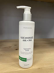 Гідрогель до депіляції Elenis Алое з AHA+PHA кислотами (250 мл)