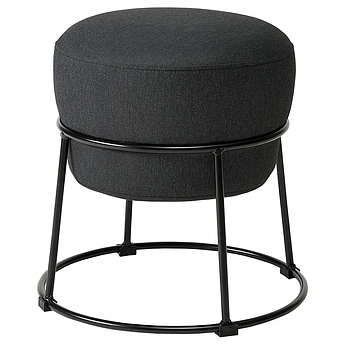 Пуф IKEA EMMISLÖV Темно-сірий 905.259.61