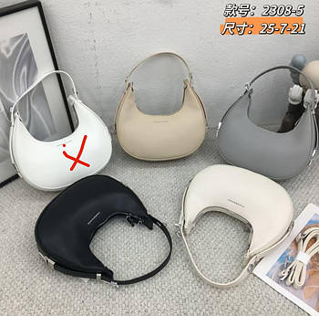 Сумка жіноча крос-боді на плече 25*21 см зі штучної шкіри в різних кольорах Sasha