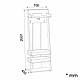 Компактний передпокій у сучасному стилі з відкритими полицями та гачками Компаніт Злата-1, фото 3