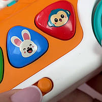 Автобус-каталка WToys укр мова віршики 6 казок звуки світло мелодії рухомі елементи пісні 20*6,5*16см (19479), фото 5