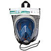 Маска для дайвінгу снорклінгу Free Easybreath для підводного плавання з кріпленням для камери GoPro-блакитна, фото 4