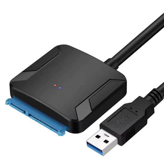 Перехідник USB SATA 3.0 для жорсткого диска HDD, ноутбука, Android, телевізора з LED підсвіткою