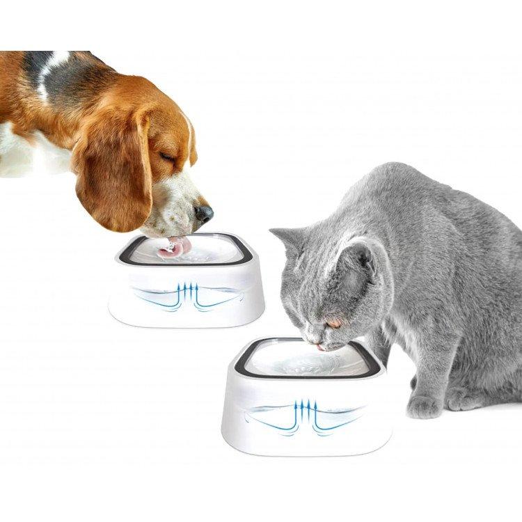 Миска непроливайка з плавальним диском для собак і кішок 1.5 л 207170, фото 1