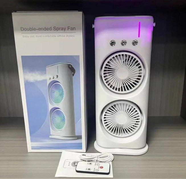 Підлоговий дворівневий вентилятор з охолодженням Double-Ended Spray Fan 208840, фото 1
