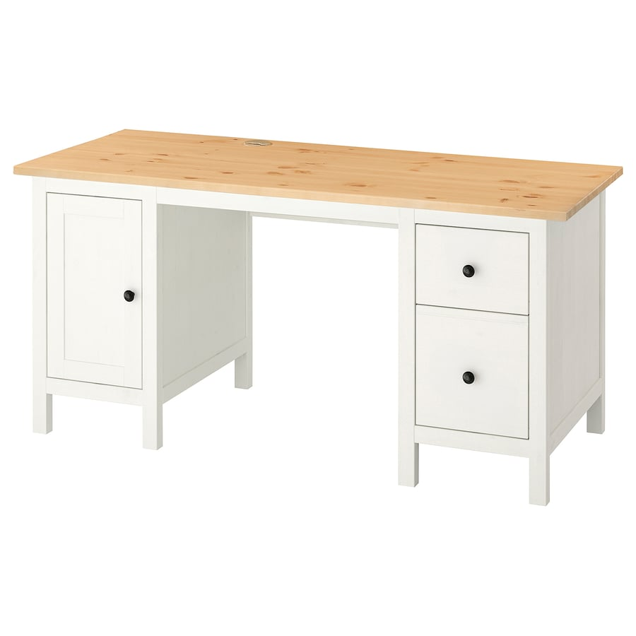 Письмовий стіл IKEA HEMNES 155х65см Білий 205.350.44, фото 1