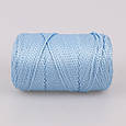 Шнур поліестеровий 2 мм, Premium Yarn Makrome Lux, Джинс No826, фото 8