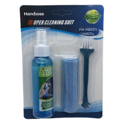 Очисний набір 3в1 Handboss FH-HB021 (спрей/пензлик/мікрофібра) 201982