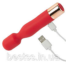 Вібромасажер з 7 режимами вібрації AV Wand Massager Red, фото 4