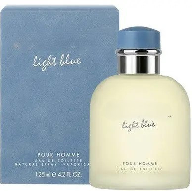 Чоловіча туалетна вода Light Blue pour Homme 125 мл  (магнітна стрічка)