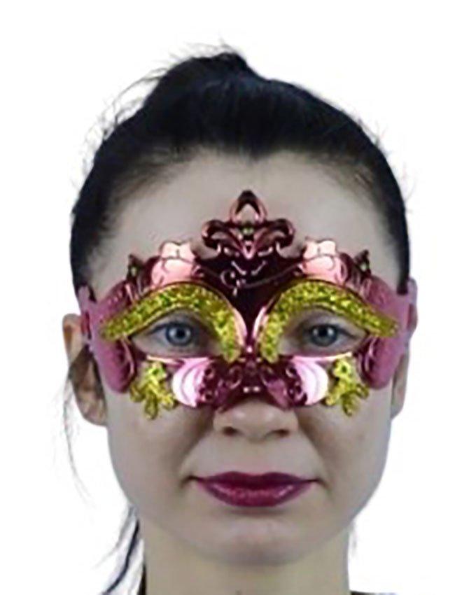 Маска венеція Павлін червона