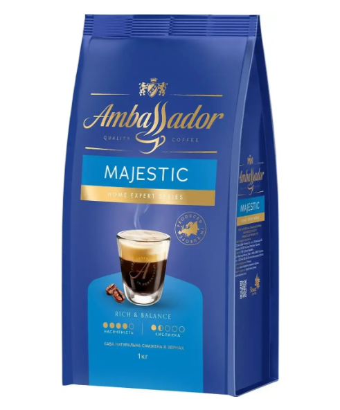 Кава Ambassador Majestic в зернах 1 кг