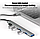 USB-концентратор USB-хаб 3.0 USB-С 7 портів (USB2.0+USB3.0) сірий, фото 5