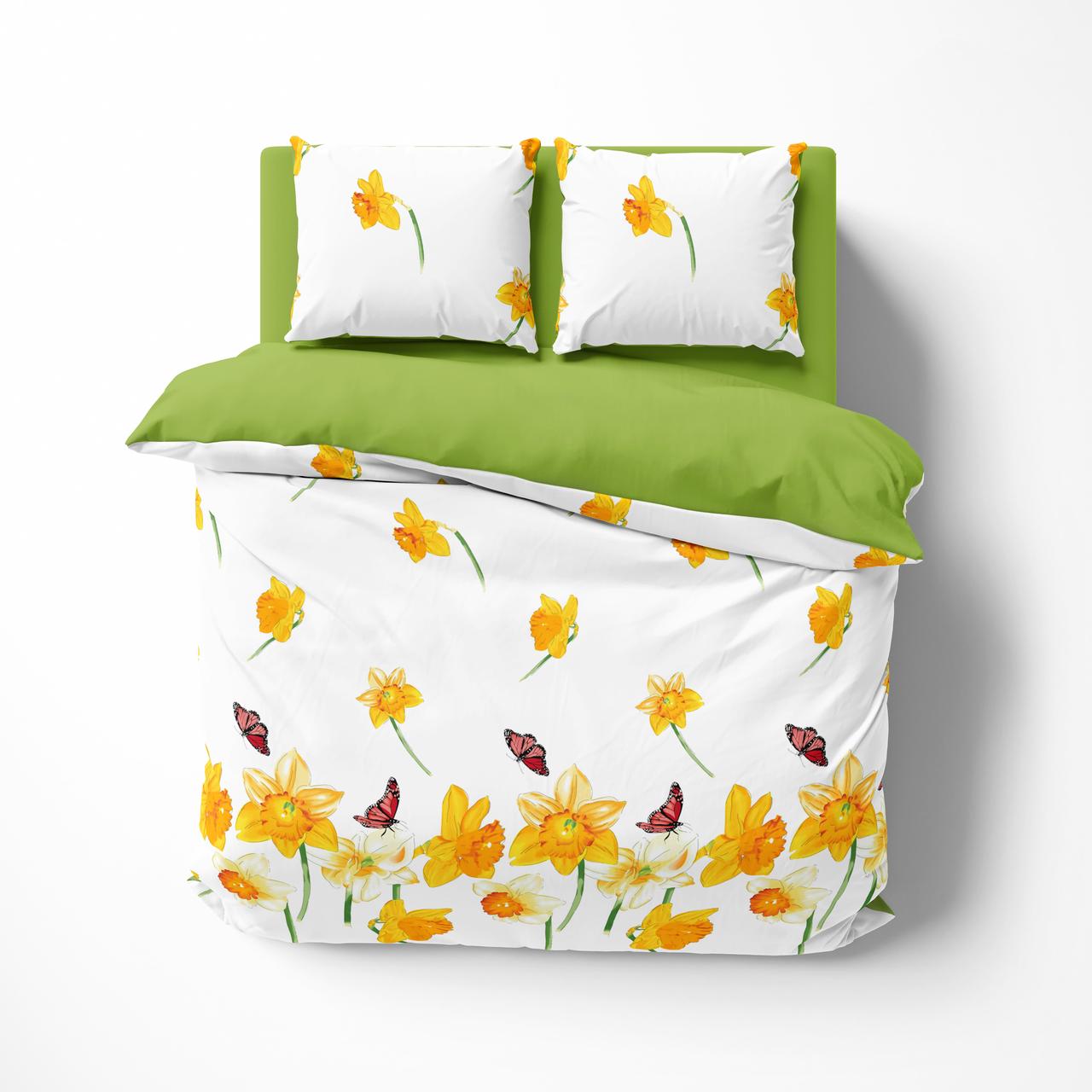 Постільна білизна ТЕП "Soft dreams" Яскравий нарцис, 70x70, євро, фото 1