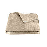 Покривало ТЕП "VELOUR" Золотий беж/Ромб круглий, 180x240, фото 2