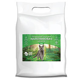 Котячий наповнювач з дерева Еко-StarDeyl натуральний екологічно чистий  10 кг Так