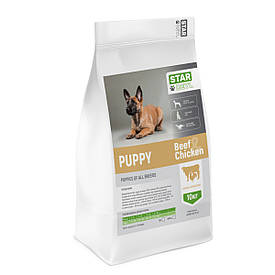 Сухий корм StarDeyl Puppy 10 кг для цуценят великих та середніх порід (курка + телятина) Так